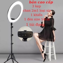 Đèn Led Livestream Full Phụ Kiện, Gồm Chân Đèn Và Kẹp Điện Thoại. Hỗ trợ Livestream, Phun Xăm, Make Up