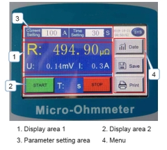 Điện trở tiếp xúc HV HIPOT GDHL-200A (200A-99999μΩ)