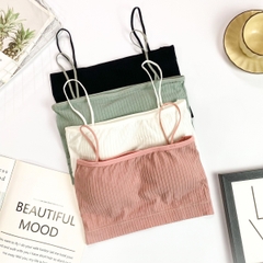 Áo dây kẻ sọc nối có mút (GG 48K)