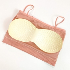 Áo dây kẻ sọc nối có mút (GG 48K)