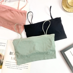 Áo dây kẻ sọc nối có mút (GG 48K)