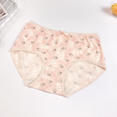 Quần lót nữ sinh cotton lụa họa tiết hình NO8968