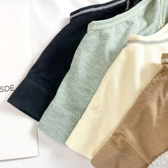 ÁO BRA CỔ TRÒN THÂN LỬNG CỐC LIỀN