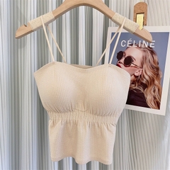 ÁO 2 DÂY CÓ CÚP VẢI SU NHĂN - GG 139k