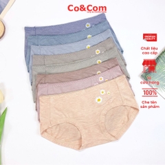 Quần Lót Nữ Cotton Gỗ Sồi Kháng Khuẩn Co Giãn Mềm Mát Coandcom NO901