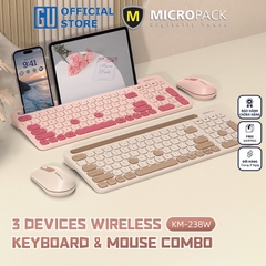 Bộ bàn phím kèm chuột không dây MicroPack Lifestyle KM-238W - Bộ Đôi Tiện Ích