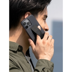 Ốp Lưng Tích Hợp Dây Đeo Từ Tính FlexGrip Uniq Hybrid Heldro dành cho iPhone 14 Pro/ 14 Pro Max chống sốc 4m