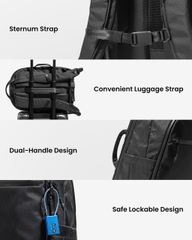 Balo TOMTOC (USA) UrbanEX-T77 X-PAC for Laptop 16″/26L Backpack – T77