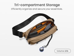 Túi Đeo Chéo Fashion TOMTOC (USA) Aviator-T33 Chest Bag Size S Sức Chứa 1,5L