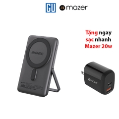 Pin Dự Phòng Mazer Infinite Boost Mag Stand Mini Qi Wireless MagAir13 Sạc Không Dây dung lượng 10000mAh
