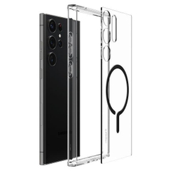 Ốp Lưng Có Vòng Magfit Sạc Không Dây Cho Galaxy S23 Ultra - Spigen Ultra Hybird Onetap Metal Ring