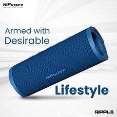 Loa Bluetooth HiFuture Ripple (30W, Nhỏ Gọn, Di Động, IPX7 Waterproof) - Blue