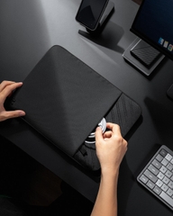 TÚI CHỐNG SỐC TOMTOC (USA) VOYAGE-A10 PREMIUM MACBOOK/ULTRABOOK 14″ BLACK A10D2D1