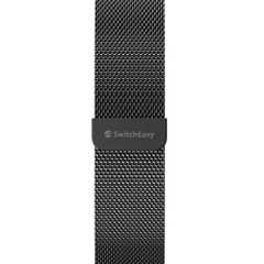 Dây Đeo Phong Cách Cổ Điển SwitchEasy Mesh Stainless Steel Màu Black dành cho Apple Watch Series (1~8/ SE/Ultra)
