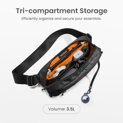 Túi Đeo Chéo Fashion TOMTOC (USA) Aviator-T33 Chest Bag Size M Sức Chứa 3,5L