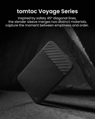 TÚI CHỐNG SỐC TOMTOC (USA) VOYAGE-A10 PREMIUM LAPTOP / MACBOOK 13″ BLACK – A10C2D1