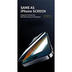 Bộ kính cường lực + Tool hỗ trợ dán cường lực MIipow Ultra HD KingBull Premium Silk dành cho iPhone 14/13 Series tặng dán lưng Hàng Chính Hãng