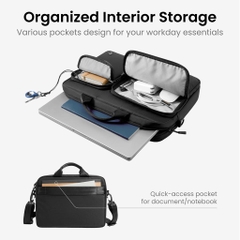 TÚI ĐEO CHÉO / TÚI XÁCH TOMTOC (USA) NAVIGATOR-A33 SHOULDER BAG LAPTOP – A33 15/16 INCH