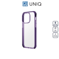 Ốp Lưng Chống Va Đập Công Nghệ ShockSord Uniq Hybrid Combat Duo dành cho iPhone 14 Pro Max màu mới Purple đẹp lạ chống sốc