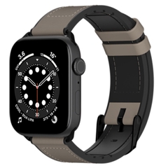 Dây Đeo Da Cao Cấp SwitchEasy Hybrid Silicone-Leather dành cho Apple Watch Series (1~8/ SE/Ultra)