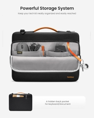 TÚI ĐEO CHÉO / TÚI XÁCH TOMTOC (USA) DEFENDER-A40 SHOULDER BAG LAPTOP BLACK – A40