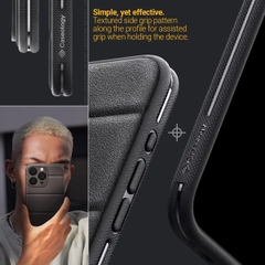 Ốp Lưng Spigen Caseology Athlex Active Black Dành Cho iPhone 15 Pro/ 15 Pro Max Phong Cách Thể Thao