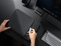 TÚI CHỐNG SỐC TOMTOC (USA) VOYAGE-A10 PREMIUM LAPTOP / MACBOOK 13″ BLACK – A10C2D1