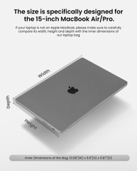 TÚI CHỐNG SỐC TOMTOC (USA) SLIM MACBOOK/ULTRABOOK 15″ – A18E3