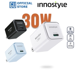 Củ Sạc Nhanh Innostyle MiniGo 30W GaN PD Charger Type-C Gọn Nhẹ Chuôi Cắm Gấp Gọn Được