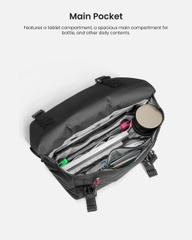 TÚI ĐEO CHÉO TOMTOC (USA) SLASH-T27 SHOULDER BAG METEORITE T27S1D1