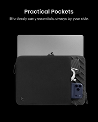 TÚI CHỐNG SỐC TOMTOC (USA) VOYAGE-A10 PREMIUM MACBOOK/ULTRABOOK 14″ BLACK A10D2D1