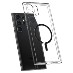 Ốp Lưng Có Vòng Magfit Sạc Không Dây Cho Galaxy S23 Ultra - Spigen Ultra Hybird Onetap Metal Ring