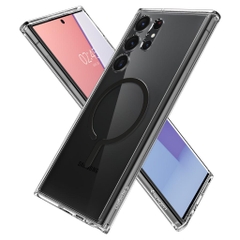 Ốp Lưng Có Vòng Magfit Sạc Không Dây Cho Galaxy S23 Ultra - Spigen Ultra Hybird Onetap Metal Ring