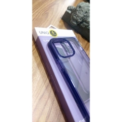 Ốp Lưng Chống Va Đập Công Nghệ ShockSord Uniq Hybrid Combat Duo dành cho iPhone 14 Pro Max màu mới Purple đẹp lạ chống sốc