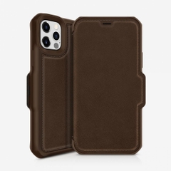 Ốp Công Nghệ Itskins Hybird Folio Leather dành cho iPhone 12 Pro Max chống sốc 3 lớp Honeycomd mang lại độ chống sốc cấp độ quận sự 3M