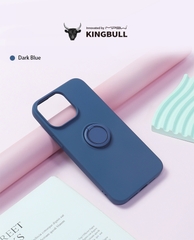 Ốp lưng Mipow Silicon Ring Holder Đế Quay Vòng Nhẫn Kim Loại TPU & PU Leather Dành Cho iPhone 15 Pro Max