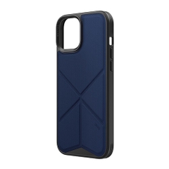 Ốp Lưng Có Chân Đế Uniq Hybrid Magclick Charging Transforma dành cho iPhone 14 series, nếp gấp linh hoạt tiện lợi chuyển đổi thành chân đế