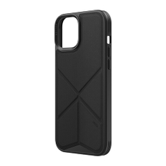 Ốp Lưng Có Chân Đế Uniq Hybrid Magclick Charging Transforma dành cho iPhone 14 series, nếp gấp linh hoạt tiện lợi chuyển đổi thành chân đế