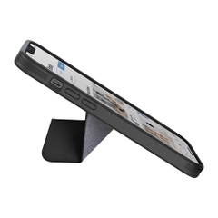 Ốp Lưng Có Chân Đế Uniq Hybrid Magclick Charging Transforma dành cho iPhone 14 series, nếp gấp linh hoạt tiện lợi chuyển đổi thành chân đế
