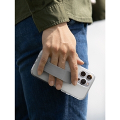 Ốp Lưng Tích Hợp Dây Đeo Từ Tính FlexGrip Uniq Hybrid Heldro dành cho iPhone 14 Pro/ 14 Pro Max chống sốc 4m