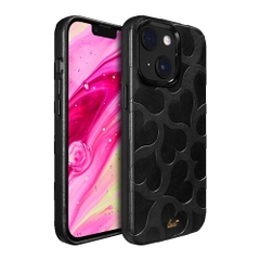 Ốp Lưng Phủ Da Thuần Chay Pu LAUT Motif dành cho iPhone 14 Pro/ 14 Pro Max khung TPU dễ tháo lắp, êm ái sang trọng bền bỉ chống sốc 3m