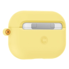 Ốp Họa Tiết Hoa Dễ Thương Spigen Ciel Silicone Cecile dành cho AirPods Pro tích hợp móc khóa Màu patel.
