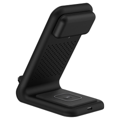 Đế Sạc Nhanh QI Không Dây Mazer Wi.DESK Swing 3-in-1 Charging Stand hệ thống sạc không dây đạt chứng nhận Qi