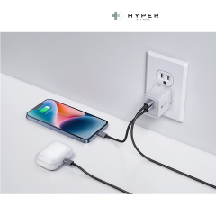 Củ Sạc Nhanh 33/35w ip 14/13/12 Hyper Gan II DUAL USB-C PPS 33W / PD 35W HJG35NA