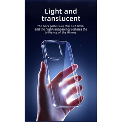 Ốp lưng Mipow Soft TPU Crystal Clear Cho iPhone 14/ 14 Plus/ 14 Pro/ 14 Pro Max Trong Suốt Nguyên Liệu Đức (Droptest 1.8m)