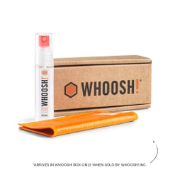 Nước vệ sinh Whoosh chai 8ml + 1 khăn lau màn hình điện thoại, tivi, đồng hồ, mắt kính sạch đẹp cao cấp