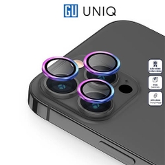 Kính dán camera UNIQ Optix Lens Protector For iPhone 14 Pro/ 14 Pro Max bảo vệ ống kính khỏi bụi, trầy xước, dấu tay