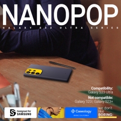 Ốp Lưng Không Bám Sợi Vải Và Bụi Spigen Nano Pop dành cho Samsung Galaxy S23 Ultra Chống sốc, không bám sợi vải và bụi