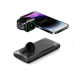 Pin Dự Phòng Mazer MagAir14 DUO sạc không dây Magsafe và AW 2 trong 1 (10.000mAh) sạc được nhiều thiết bị