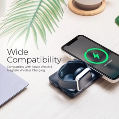Pin Dự Phòng Mazer MagAir14 DUO sạc không dây Magsafe và AW 2 trong 1 (10.000mAh) sạc được nhiều thiết bị